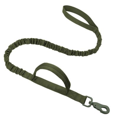 China Whosale Heavy Duty Stocked Dog Leash 2 Handles Comfortable Padded Tactical Dog Leash For Medium Large Dog for sale