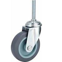 China Thread Screw  Swivel Grey TPR Caster ,  2