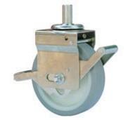 China Round Stem Scaffold Caster with Total Brake for sale