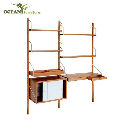 China LAPTOP DESK Design wall mounted study table wooden computer table for sale