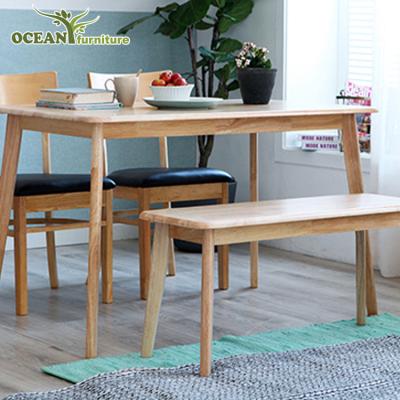 China Solid Wood Modern simple dinner table solid wood dinning table set for home for sale