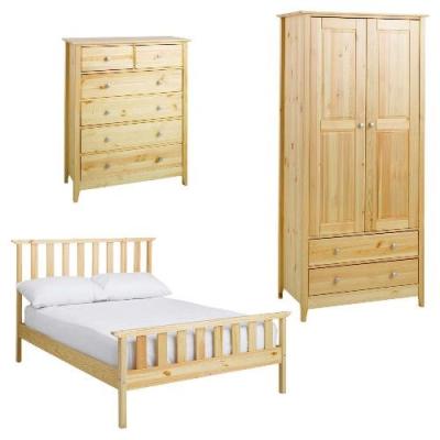 China Solid Wood Modern Oak Bedroom Furniture for sale