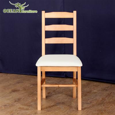 China Factory Supply Solid Wood Modern Wooden Dining Chair for sale