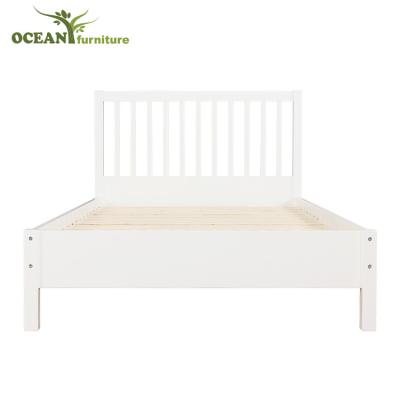 China Latest high quality custom solid wood wooden bed designs for sale