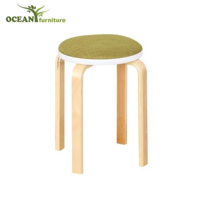 China stool home & Modern Cheap Simple Ottoman Home Log Leisure Stool For Sale for sale