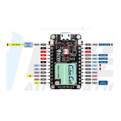 China IOT Heltec cubecell Lora Sx Iot RF Tx Rx 433mhz 433mhz module long range lorawan transmitter lorawan receiver for sale