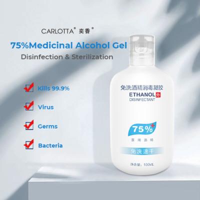 China Hand Sanitizer  Medicinal Alcohol 75% Gel Disinfection With Against Germs Hand Sanitizer for sale