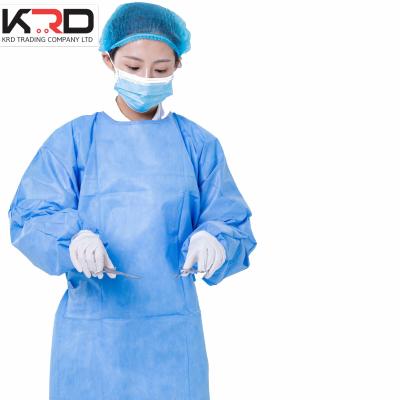 China surgical gown or medical scrubs with waterproof nonwoven fabric roll for sale