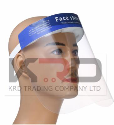 China face+ shield mask with plastic shield visors disposable protection face shield for sale