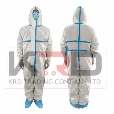 China Disposable Coveralls Protective clothing Suit Personal Protective Product  Disposable Non-sterile Coverall Surgical Prot for sale