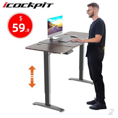 China Wholesale Hot Selling Study Table (Size) Icockpit Adjustable Super Regular Structure For Adult Adjustable Standing Office Work Desk for sale