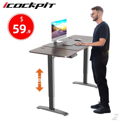 China Height Adjustable Automatic Electric Standing Desk Table Height Adjustment icockpit (Height) Desk for sale