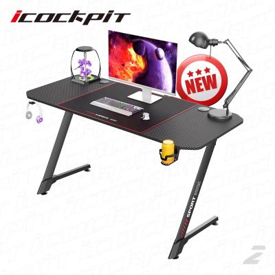 China Easy Assemble Icockpit Large Jogos De Mesa 55 Inch Desktop E-sports Gaming Computer Packing Ergonomic Mesa De Jogos Gaming Table Computer Desk for sale