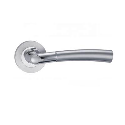 China Modern Design Interior Door Handle Zinc Alloy Lever for sale