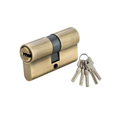 China Euro high security wood profile door lock brass cylinder for door lock with computer key for sale