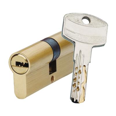 China 2 Lines of Pins with Groove Key Lock Cylinder Anti-theft Brass Ultra Secure Computer Key with 2 Lines of Pins and Groove for sale