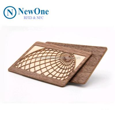 China Wooden Smart Identification Factory Sales Encryptable VIP Card RFID Card for sale