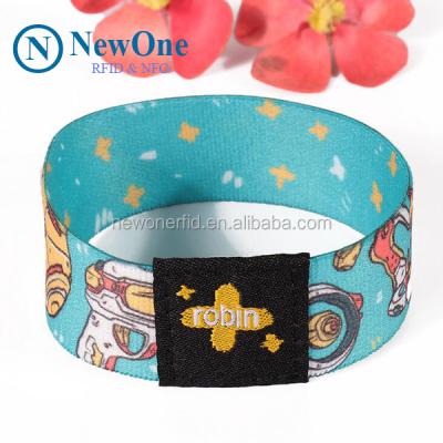 China Europe factory custom festival wristband Disposable NFC 13.56mhz rfid wristband for sale