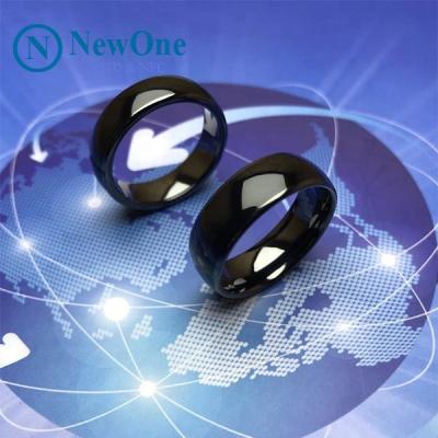 China Wedding Party Customized NFC Smart Ceramic Ring For Payment And Identification for sale