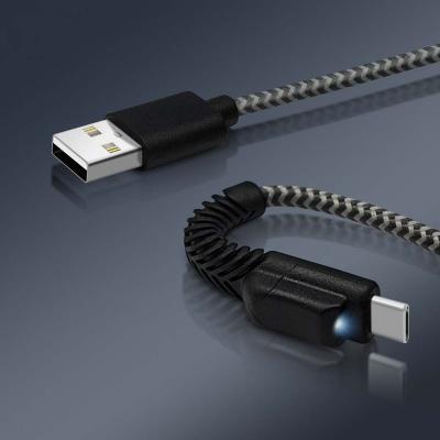 China MP3/MP4 High Quality Palladium 5V 3A USB Cable Travel USB C Mobile Phone Data Player LED Indicator Fast Sync Cable For iPhone Type C for sale