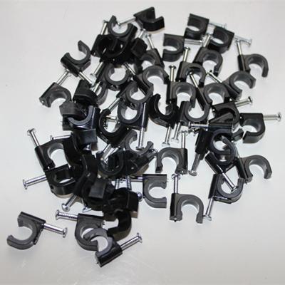 China PVC Plastic Pipe Clip Plastic Saddle Clamp For Water Tube for sale