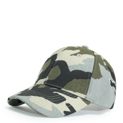 China 2023 New Fashion JOINT Camouflage Curved Brim Baseball Cap; High Quality 100% 6 Panel Cotton Sports Baseball Cap for sale