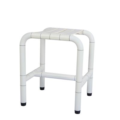 China Anti-bacteria ABS Portable Small Bathroom Shower Bath Barless Seating Bench for sale