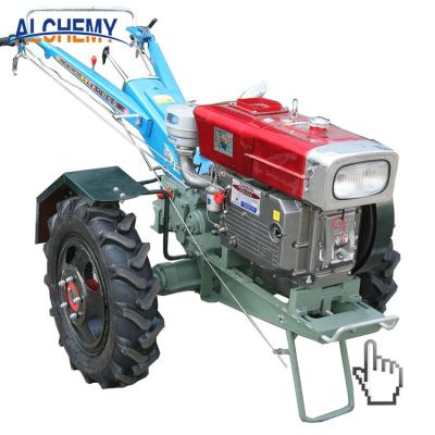 China Farms 18hp Two Wheel Farm Walking Tractor Mini Tractor Tractors 25hp For Agriculture for sale