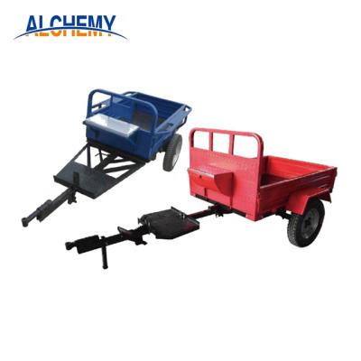 China Agriculture Factory Sale Two Wheel Tractor Small Hand Walking Tractor Trailer for sale