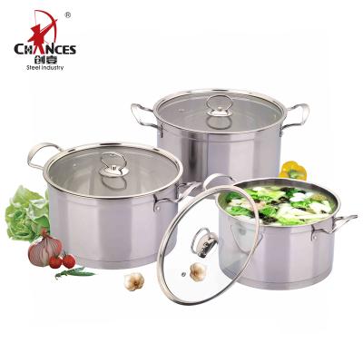 China Sustainable Custom Steel Capsule Bottom Casserole 6pcs Sets for sale