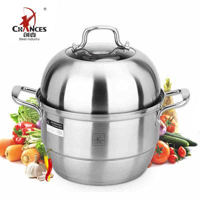 China Sustainable Export Induction India Steam Cooking Pot for sale