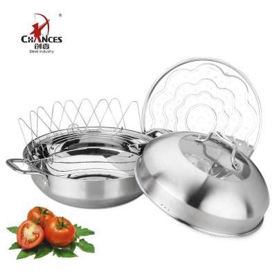 China Sustainable Stainless Functional Induction Steamer Pot for sale