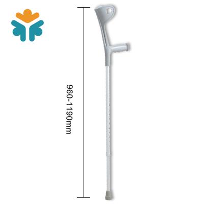 China Health Care Comfortable Lightweight Adjustable Elder Aluminum Elbow Forearm Foldable Crutches for sale