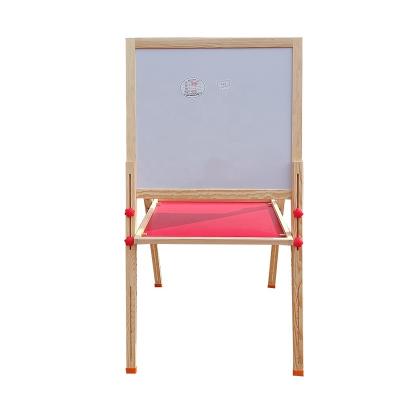 China Wooden Wooden Double Sided Detachable Kids Education Easel Magnetic Drawing Writing Chalk Board for sale