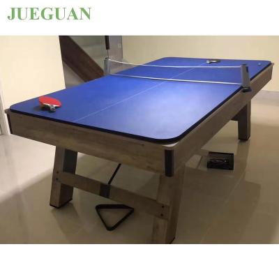 China ABS modern 3 in 1 game table dining pool tables with ping pong table top for sale