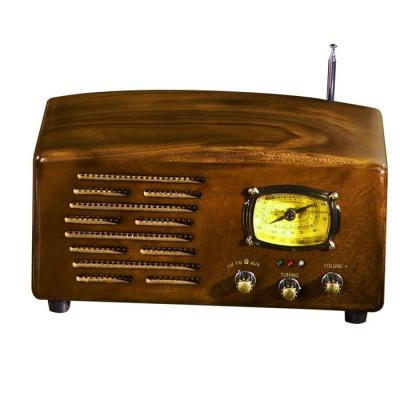 China Music Play Makers Selling AM/FM/SW DSP Portable Wooden RETRO Radio With Hand Band for sale