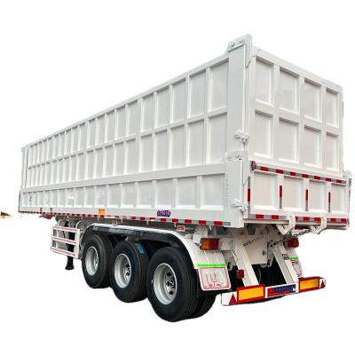 China Factory Trailer Truck End Dump High Quality End Dump Trailer Tipper Tipping Trailer Dumper Semi For Sale for sale