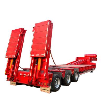 China New 60ton 90ton 120ton low bed trailer truck transport semi trailer for sale buyer 1 for sale