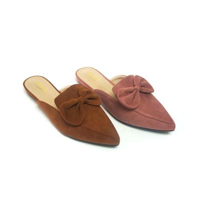 China Hot Selling Soft And Comfortable Muller Flat Shoes Easy To Wear Slippers Women Flat Shoes for sale