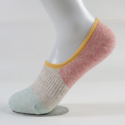 China Summer Thin Breathable Fashion Invisible Combed Cotton Sock For Women for sale