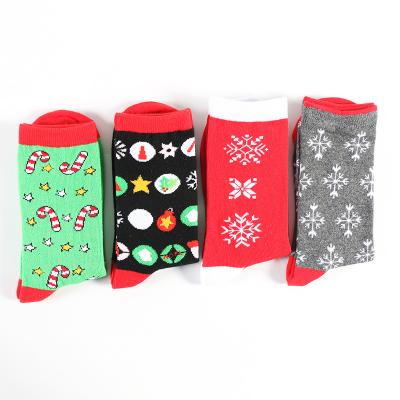 China Wholesale comfortable cotton warm big stock women christmas gift socks for sale