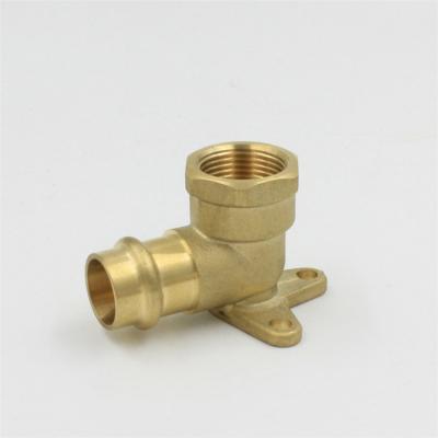 China Dzr Brass Supported Forged Refrigeration Equal And Plumbing Duct Elbow Equal for sale