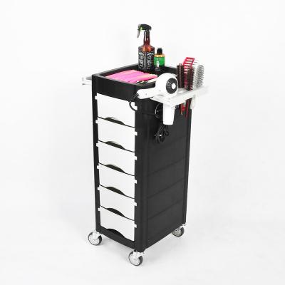 China PP Salon Trolley Rolling Cart With 5 Drawers , Stylist Hairdressing Spa Trolley W/Storage Wheels for sale