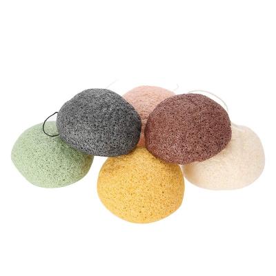 China All natural natural konjac facial sponges color konjac exfoliating facial sponge for face cleansing and gentle exfoliation for sale