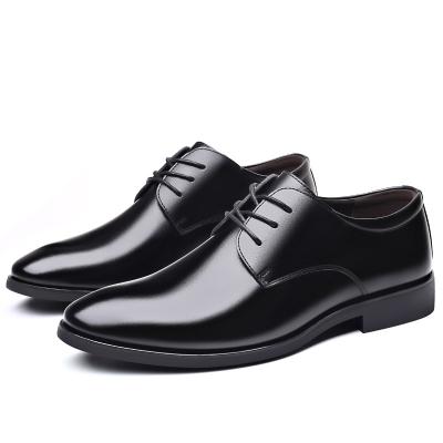 China Cushioning Classic Formal Men's Business Shoes Oxford Genuine Leather Shoes Elegant Shoes for sale