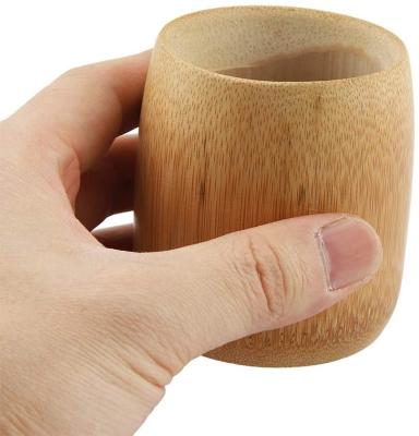 China Sustainable Natural Bamboo Mug No Paint Tea Mug Wooden Coffee Mugs Drink Milk Mug For Wine Beer Juice (L) for sale