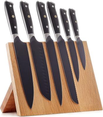 China Viable Wooden Magnetic Knife Stand Holder Magnetic Knife Rack Knife Holder for sale