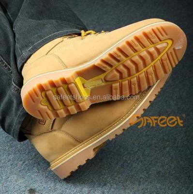 China Wholesale Steel Toe Cap ANSI Superior Leather Safety Shoes And Work Boots With Steel Toe And Steel Plate Factory From China SA-3206 for sale