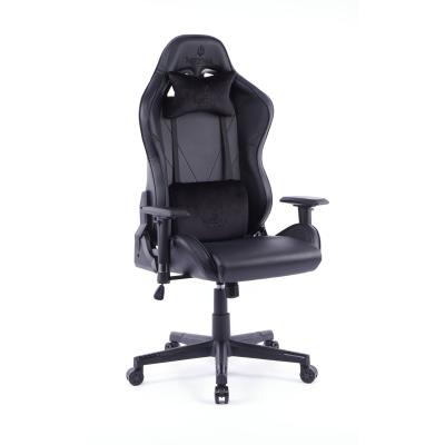 China (Size)Adjustable PU Gaming Chair High Quality Black Leather Racing Gamer for sale