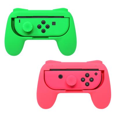 China Colorful Plastic+oil plating high qulaity controller grip for Nintendo switch joycon pad for sale